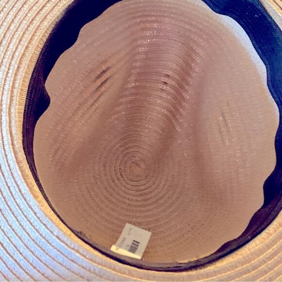 SOM-HER Flat Palm Hat Made in Mexico Sz M/L Gorgeous - Picture 11 of 12